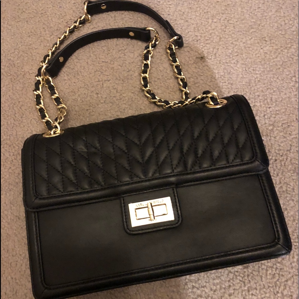 Karl lagerfeld Classic Black never used bag